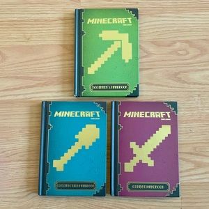 Minecraft Hardcover Books 3x